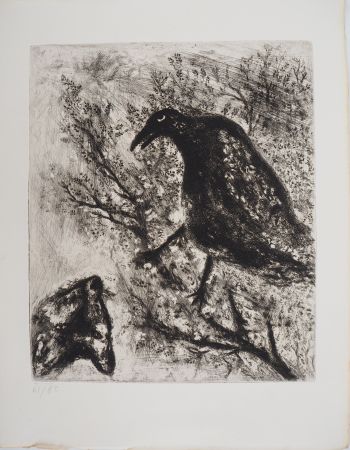 彫版 Chagall - Le corbeau et le renard