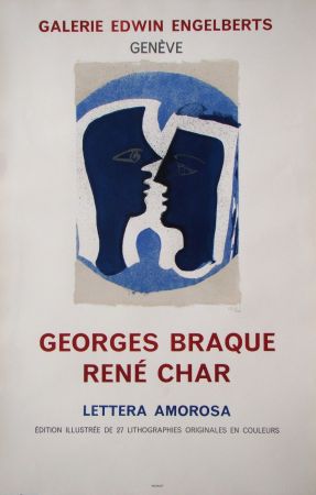 リトグラフ Braque - Le Couple - Lettera Amorosa