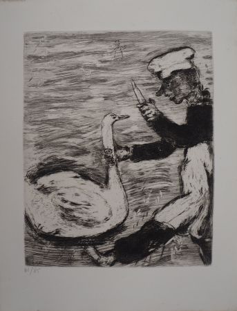 彫版 Chagall - Le cygne et le cuisinier