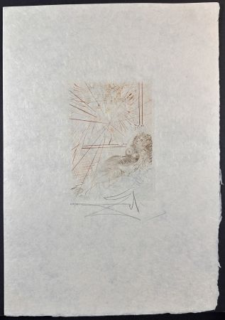 彫版 Dali - Le Decameron L'Ange Gabriel on Japon Paper