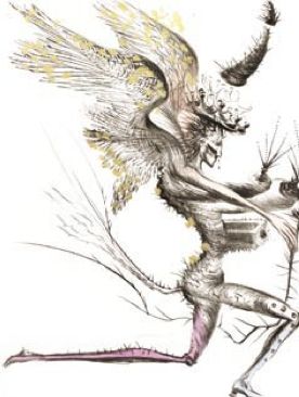 彫版 Dali - Le Demon Aile (Winged Demon)
