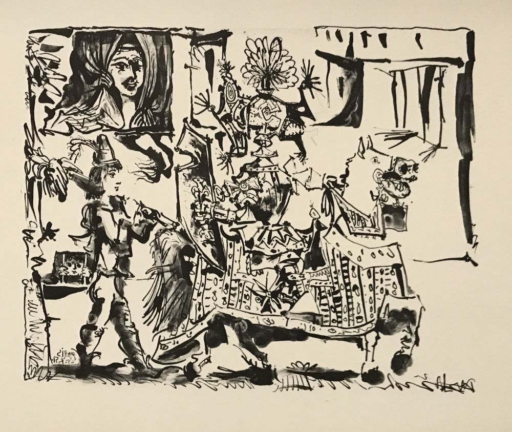 リトグラフ Picasso - Le Depart – The Departure (B. 686)