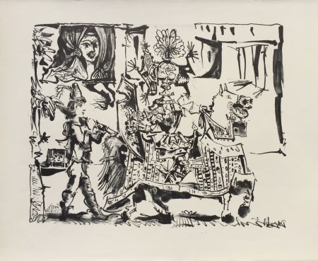 リトグラフ Picasso - Le Depart (The Departure) (B. 686)