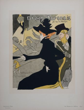 リトグラフ Toulouse-Lautrec - Le Divan Japonais, Les Maitres de L’Affiche, 1896