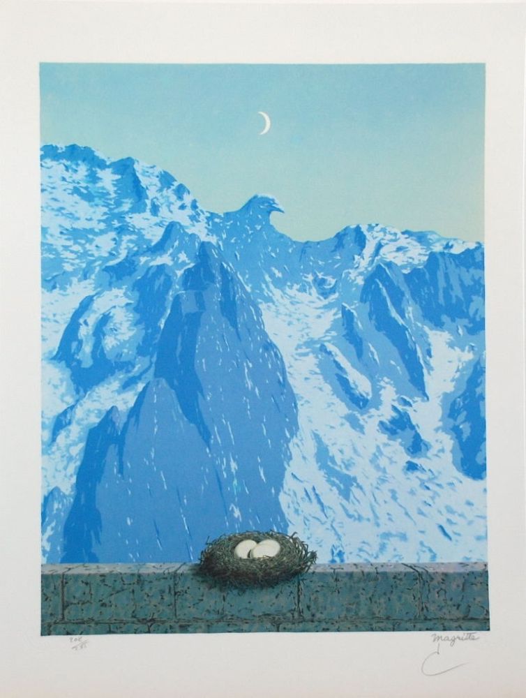 リトグラフ Magritte - Le Domaine d'Arnheim