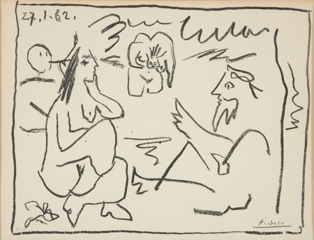 リトグラフ Picasso - Le Déjeuner sur l’herbe (Les Déjeuners) Épreuves d’Artiste