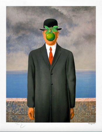 リトグラフ Magritte - Le Fils de l'Homme