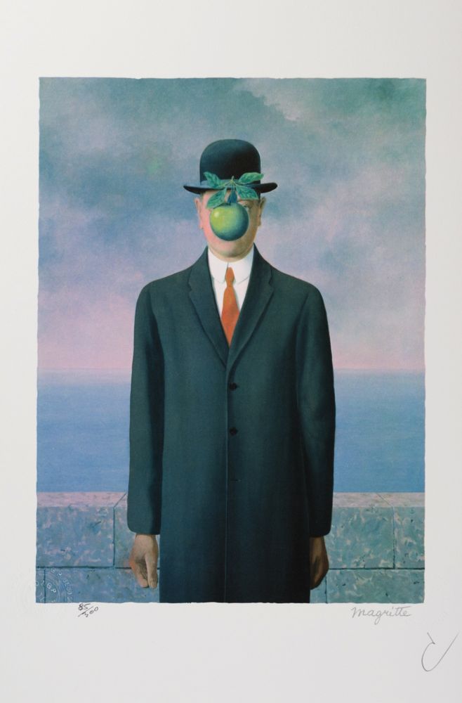 リトグラフ Magritte - Le Fils de l’Homme (The Son of Man)
