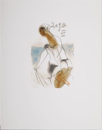 リトグラフ Picasso (After) - Le Goût du Bonheur (E), 1970