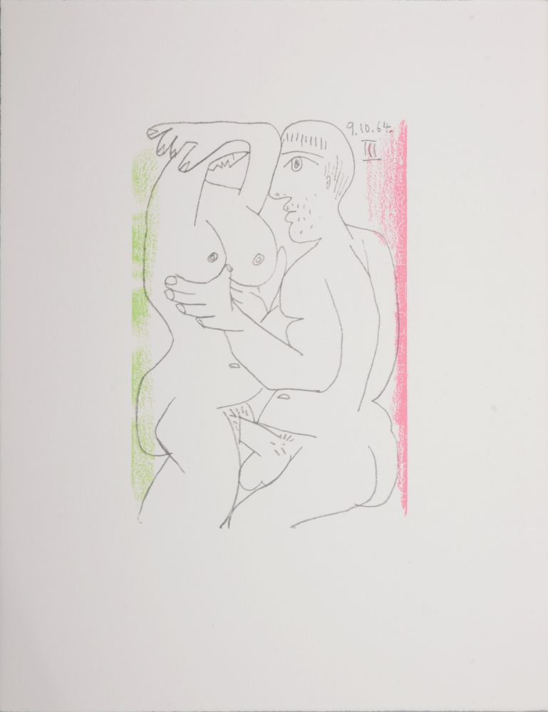 リトグラフ Picasso (After) - Le Goût du Bonheur (W), 1970