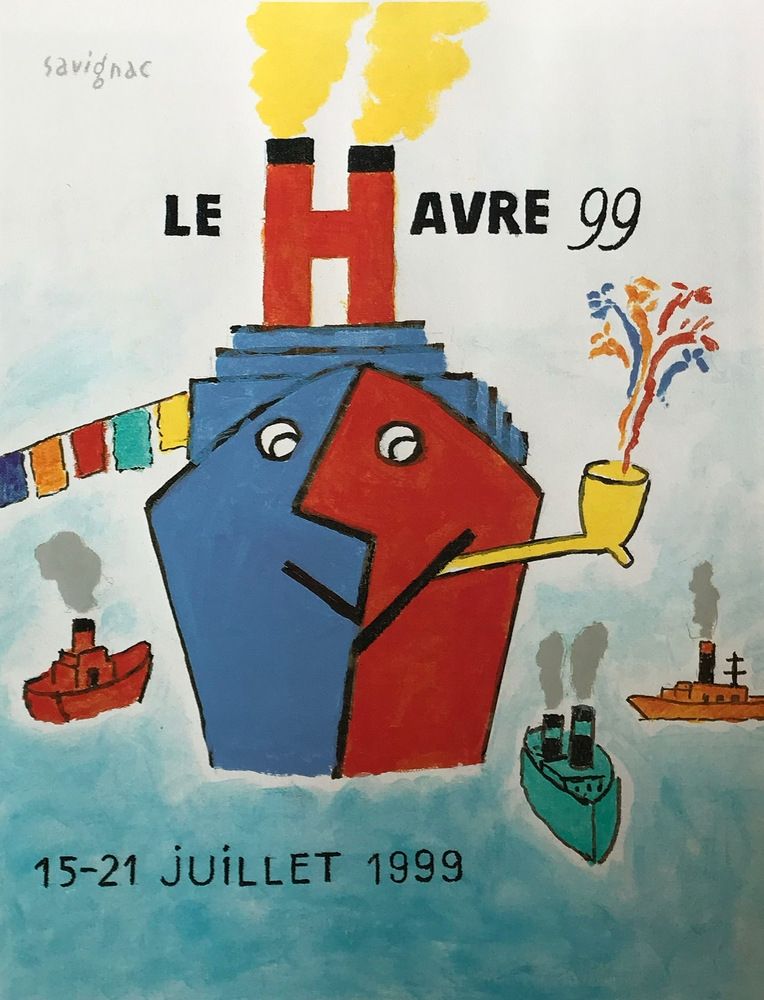 シルクスクリーン Savignac - Le Havre, 99