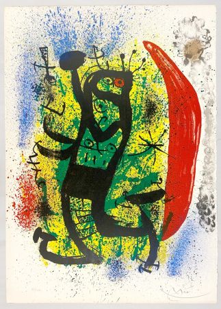 リトグラフ Miró - Le Homard