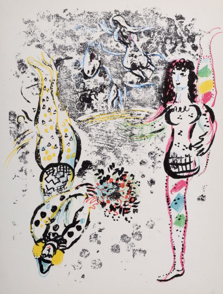 リトグラフ Chagall - Le Jeu des Acrobates, 1963