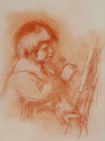 リトグラフ Renoir - Le jeune artiste