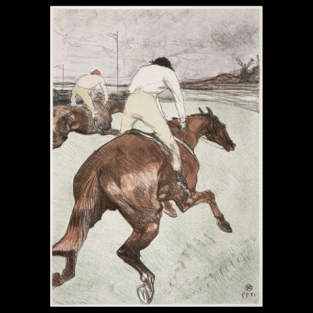リトグラフ Toulouse-Lautrec - Le jockey