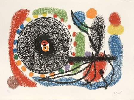 リトグラフ Miró - Le Lezard aux plumes d’or (The Lizard with Golden Feathers), Pl. 10