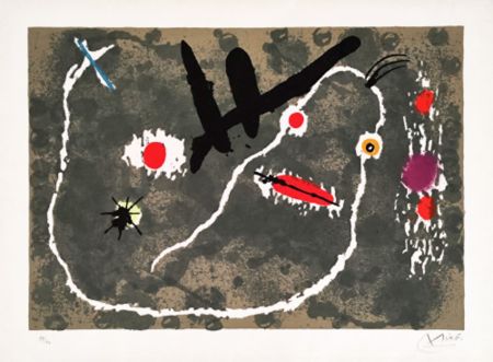 リトグラフ Miró - Le Lezard aux Plumes d'Or VIII