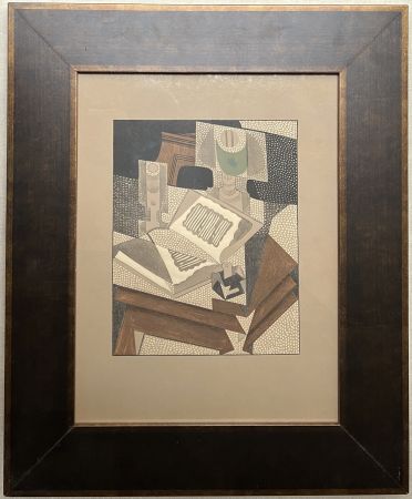 リトグラフ Gris  - LE LIVRE. Lithographie (1925-1955)