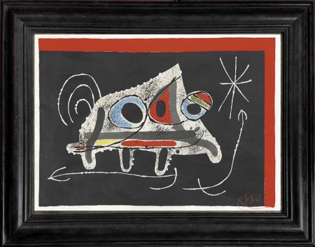 リトグラフ Miró - Le Lézard aux Plumes d'Or cover