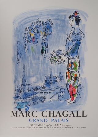 挿絵入り本 Chagall - Le magicien de Paris