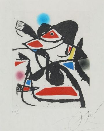 エッチングと　アクチアント Miró - Le marteau sans maître 