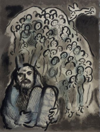 リトグラフ Chagall - Le message biblique