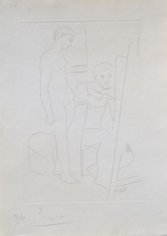 彫版 Picasso - Le Modele Nu (B78)