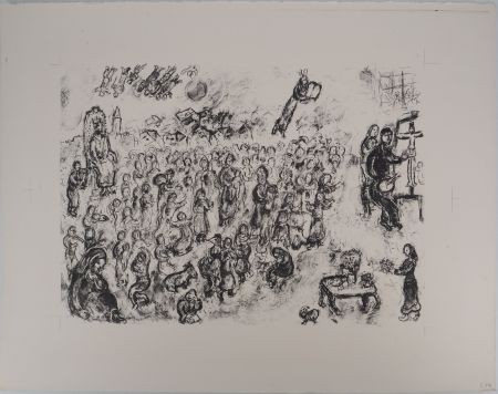 リトグラフ Chagall - Le monde de la Bible