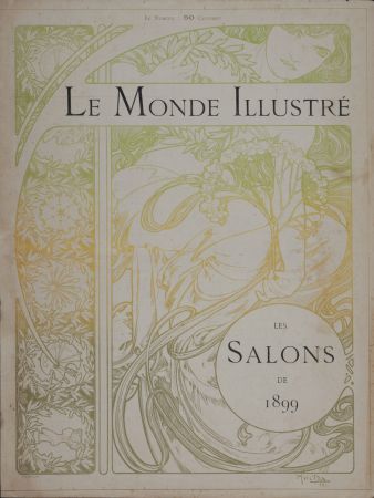 リトグラフ Mucha - Le Monde Illustré, 1899