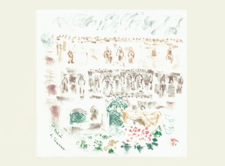 リトグラフ Masson - Le Palais de Cimarosa (Voyage à Venise)