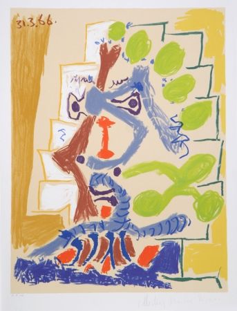 リトグラフ Picasso - Le Peintre