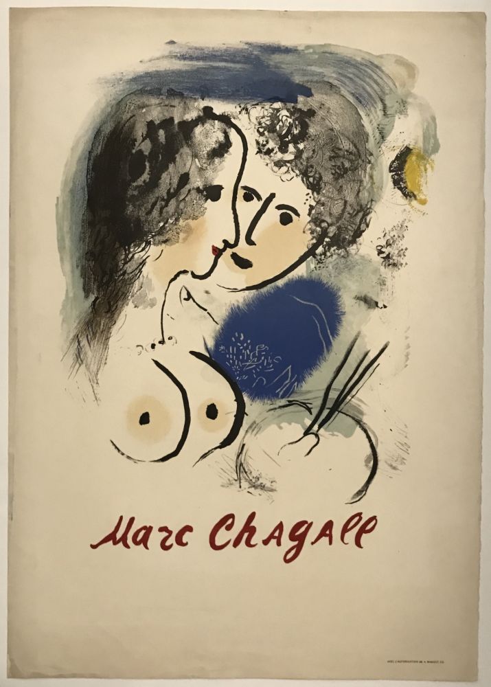 リトグラフ Chagall - Le Peintre a la Palette (Proof)