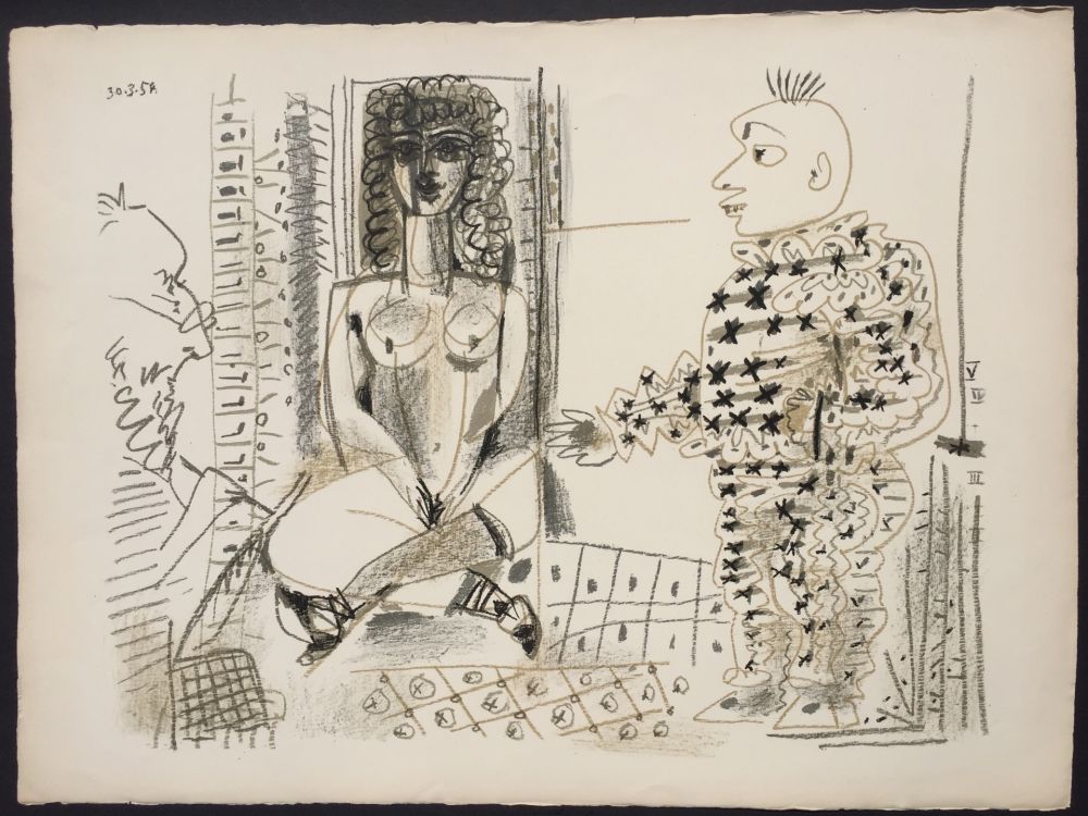 リトグラフ Picasso - Le Peintre et son Modele (B 765)