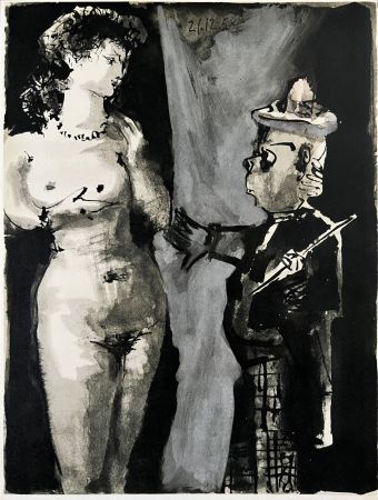 リトグラフ Picasso - Le Peintre et son Modèle II