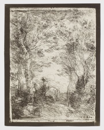 技術的なありません Corot - Le Petit Cavalier sous Bois (The Little Rider in the Woods)
