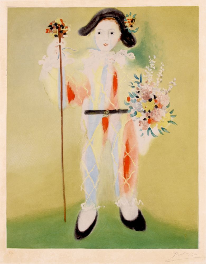 アクチアント Picasso - Le Petit Pierrot aux Fleurs