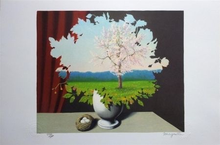 リトグラフ Magritte - Le Plagiat (Plagiary)
