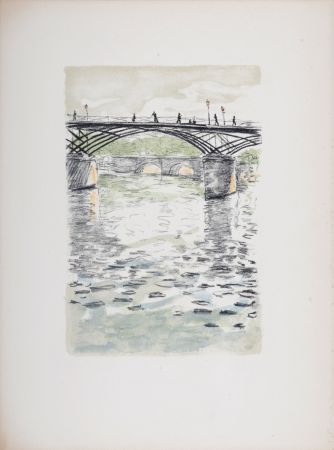 リトグラフ Marquet - Le Pont des Arts, 1950