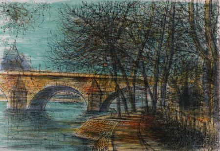 リトグラフ Carzou - Le Pont Neuf, 1964