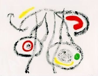 彫版 Miró - Le porteur d'eau