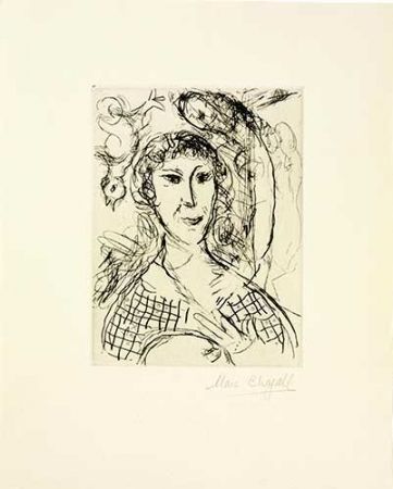 彫版 Chagall - Le portrait du peintre