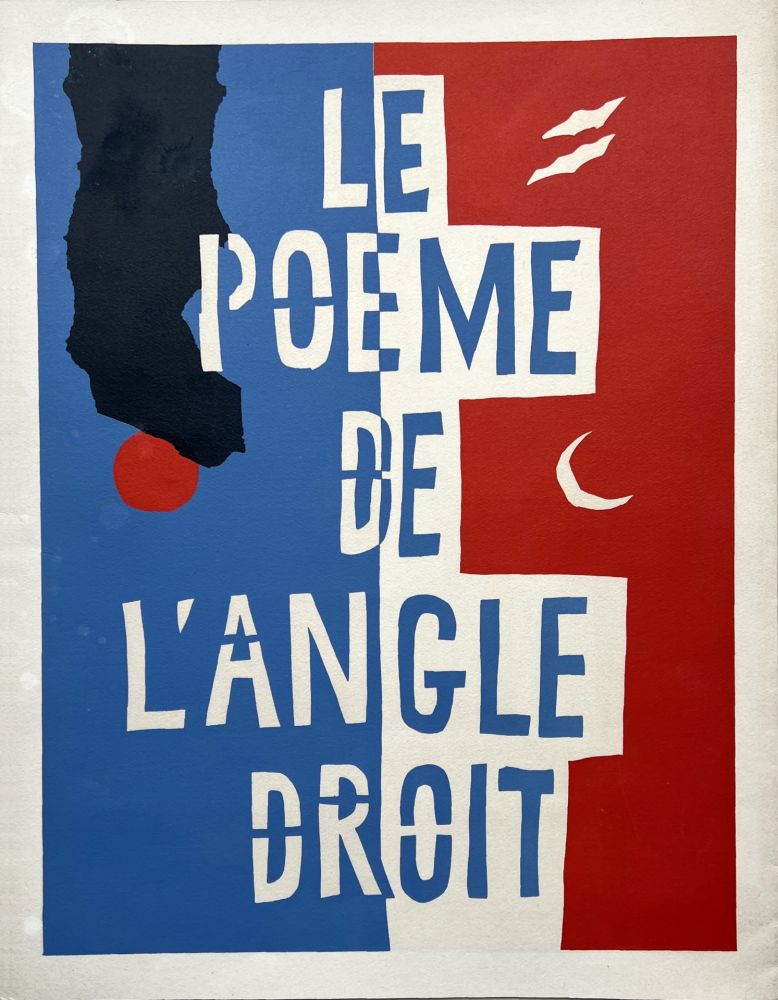 リトグラフ Le Corbusier - LE POÈME DE L'ANGLE DROIT. Couverture (Paris 1955)
