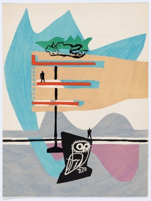 リトグラフ Le Corbusier - Le poème de l'angle droit