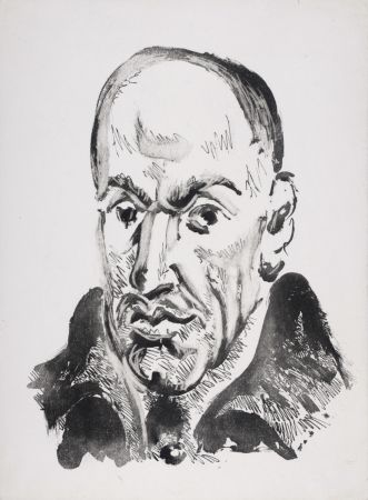 アクチアント Picasso - Le Poète à un excellent peintre étranger qui faisait son portrait, 1947