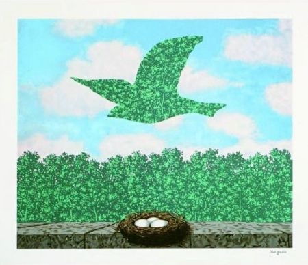 リトグラフ Magritte - Le printemps, 1965