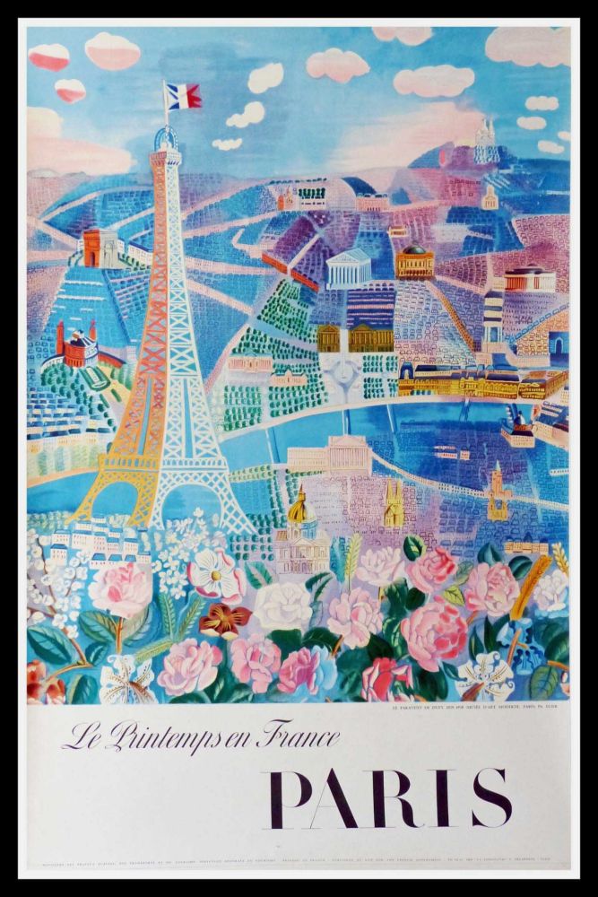 リトグラフ Dufy - LE PRINTEMPS EN FRANCE PARIS