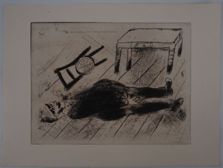 彫版 Chagall - Le procureur en mourut