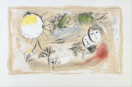 リトグラフ Chagall - LE REPOS 