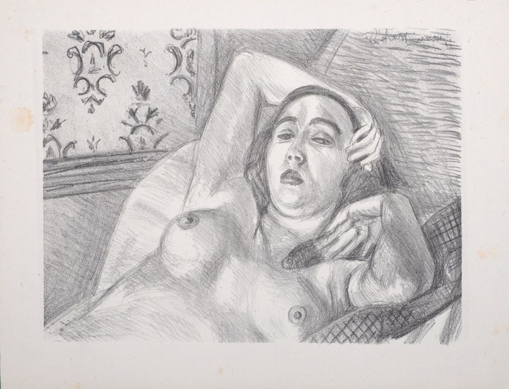 リトグラフ Matisse - Le repos du modèle, 1922