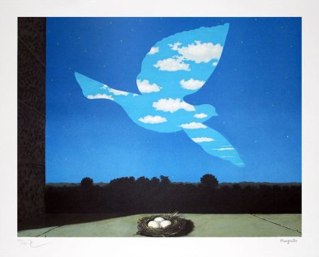 リトグラフ Magritte - Le Retour